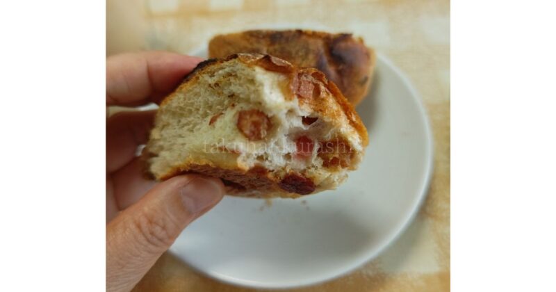 石窯レーズン＆クランベリーロール断面2